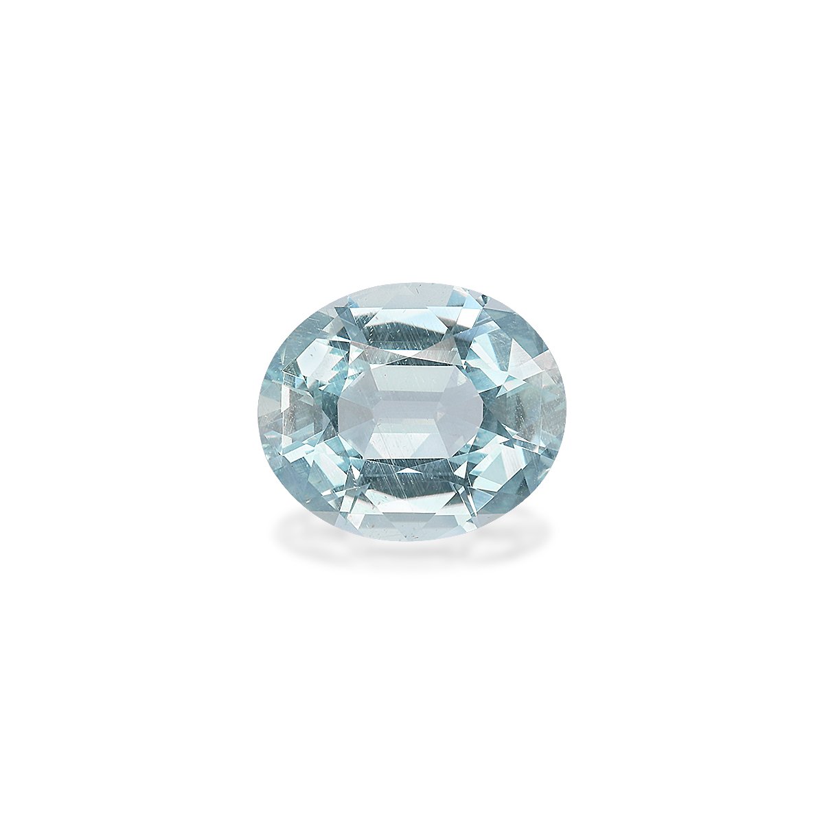 baby blue aquamarine, 4.75ct oval cut — main view