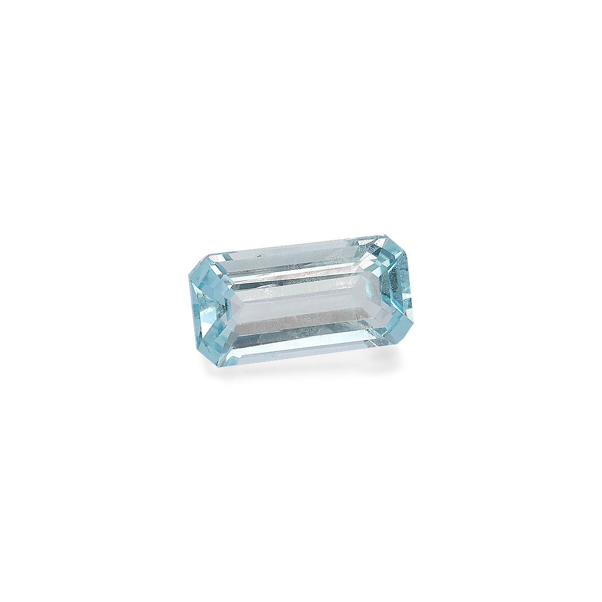 baby blue aquamarine, 4.08ct rectangular cut — view 3