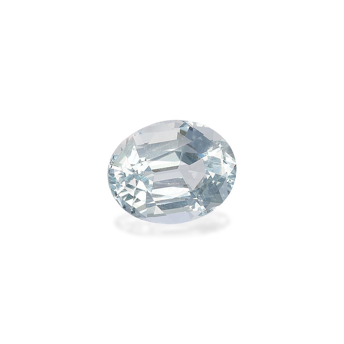 sky blue aquamarine, 4.04ct oval cut — view 3