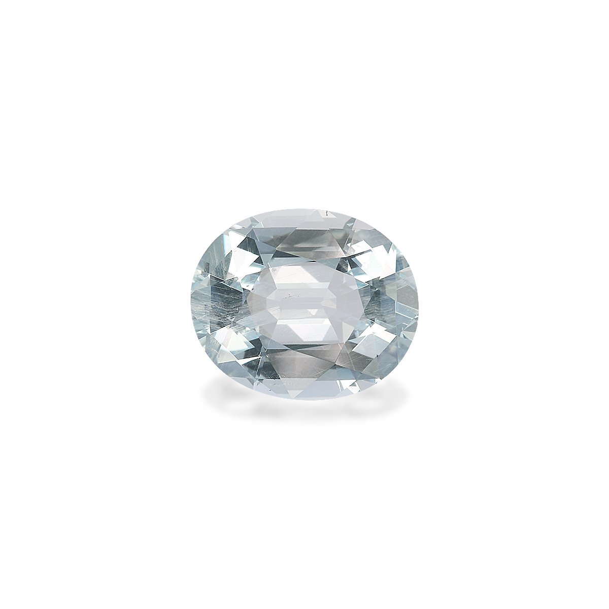 sky blue aquamarine, 4.56ct oval cut — main view