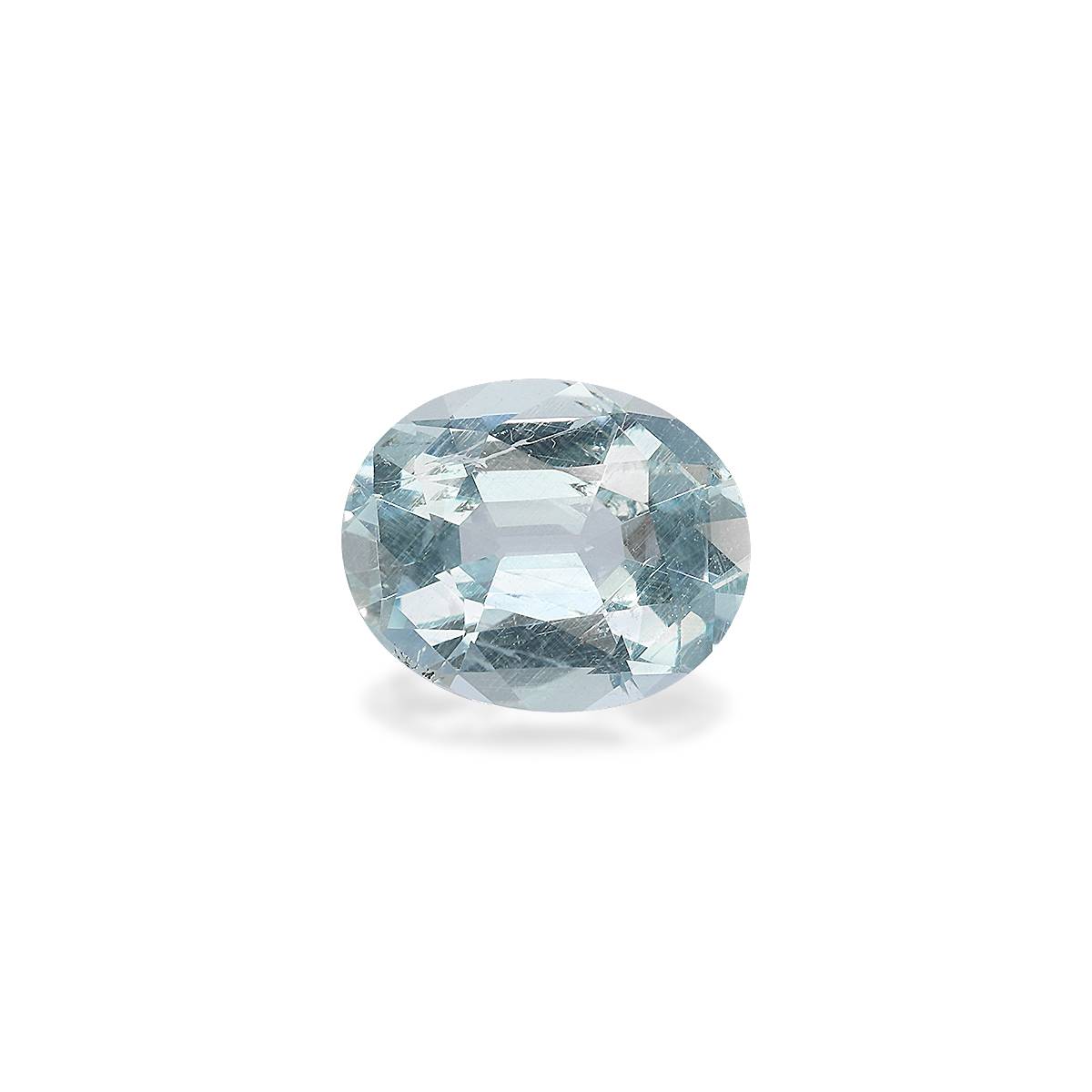 baby blue aquamarine, 3.61ct oval cut — main view