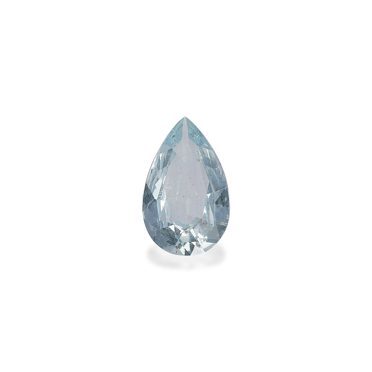baby blue aquamarine, 3.5ct pear cut — main view