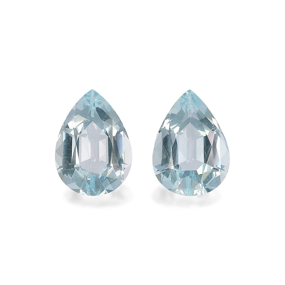 baby blue aquamarine, 6.63ct pear cut — main view
