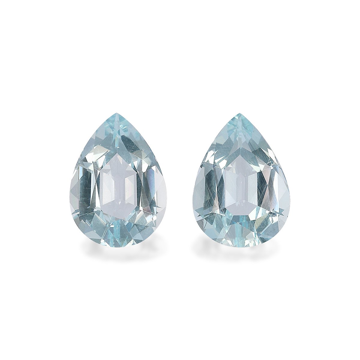 baby blue aquamarine, 6.63ct pear cut — main view