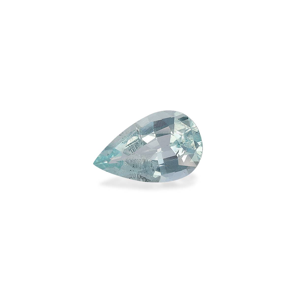 sky blue aquamarine, 4.25ct pear cut — view 3