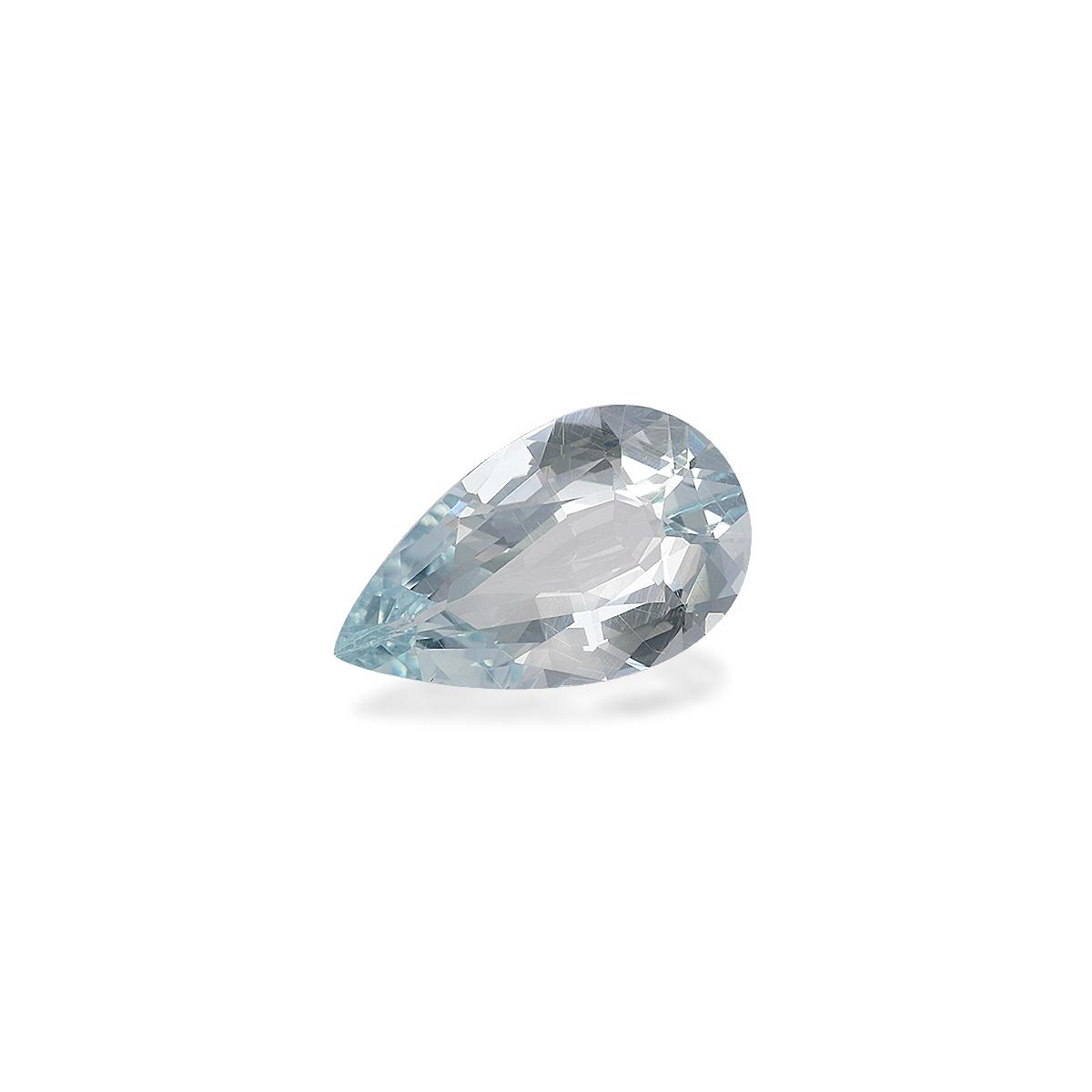 sky blue aquamarine, 4.85ct pear cut — view 3