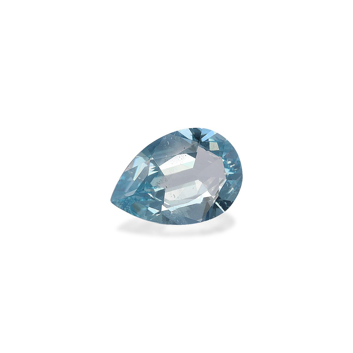 baby blue aquamarine, 2.12ct pear cut — view 3