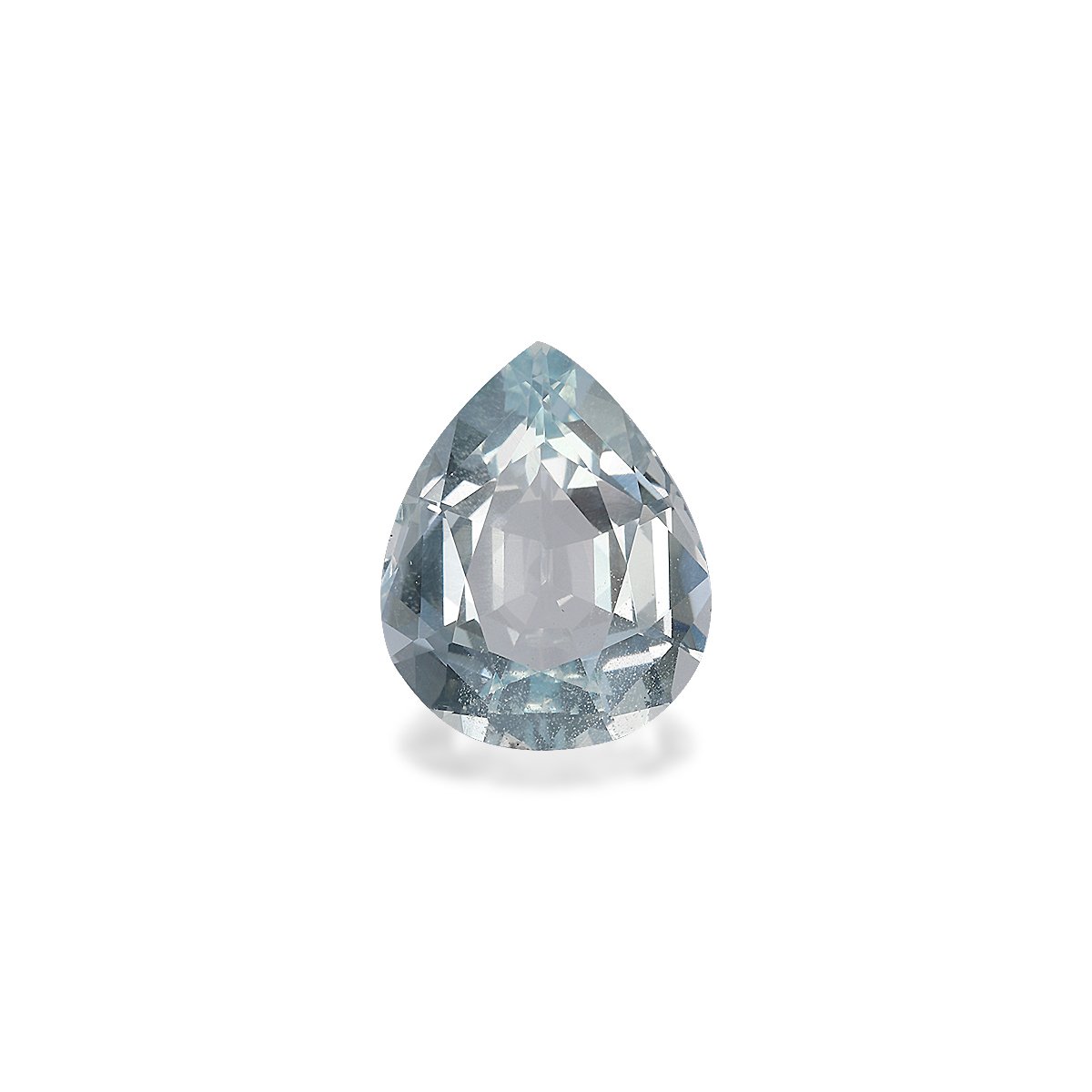 baby blue aquamarine, 3.4ct pear cut — main view