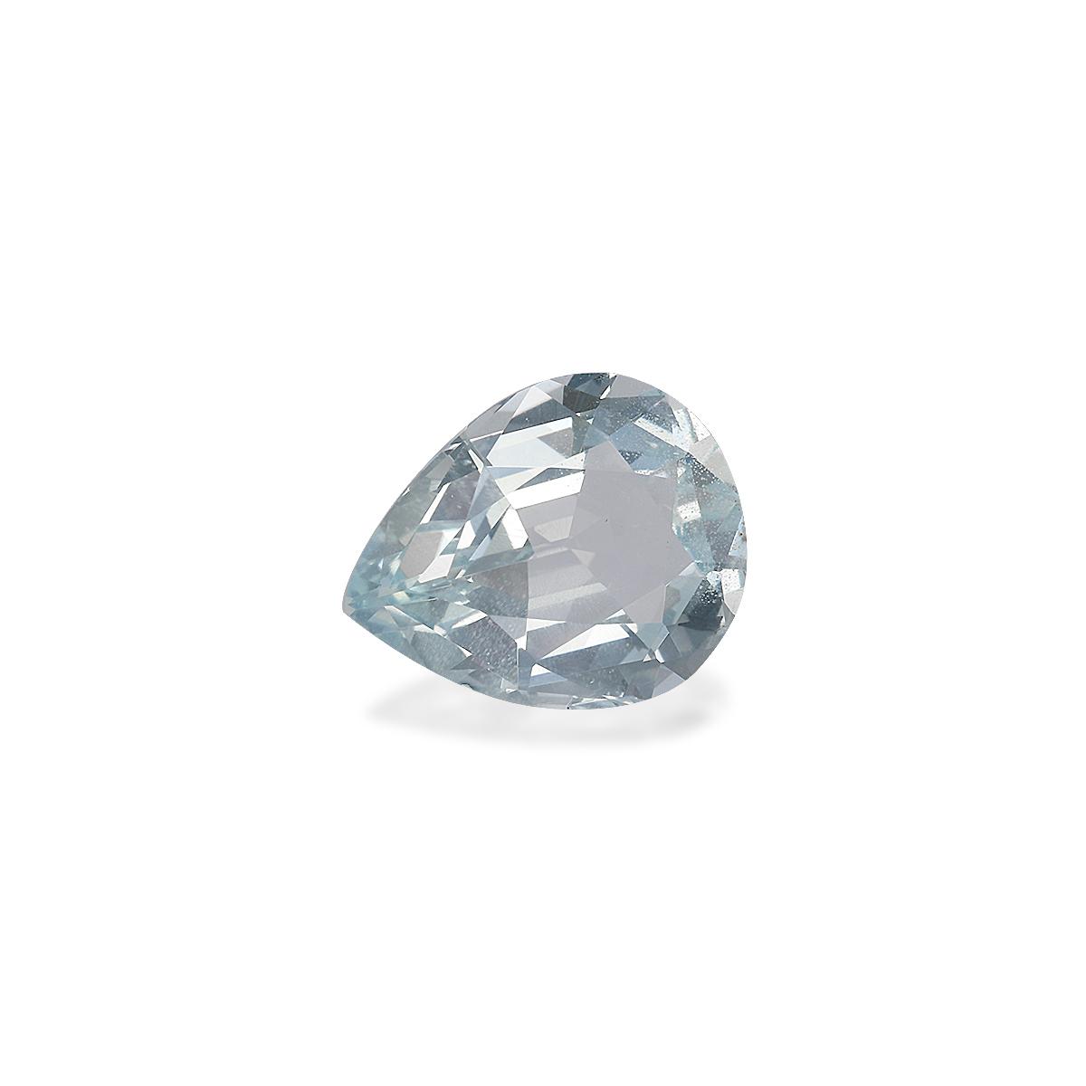 baby blue aquamarine, 3.4ct pear cut — view 3