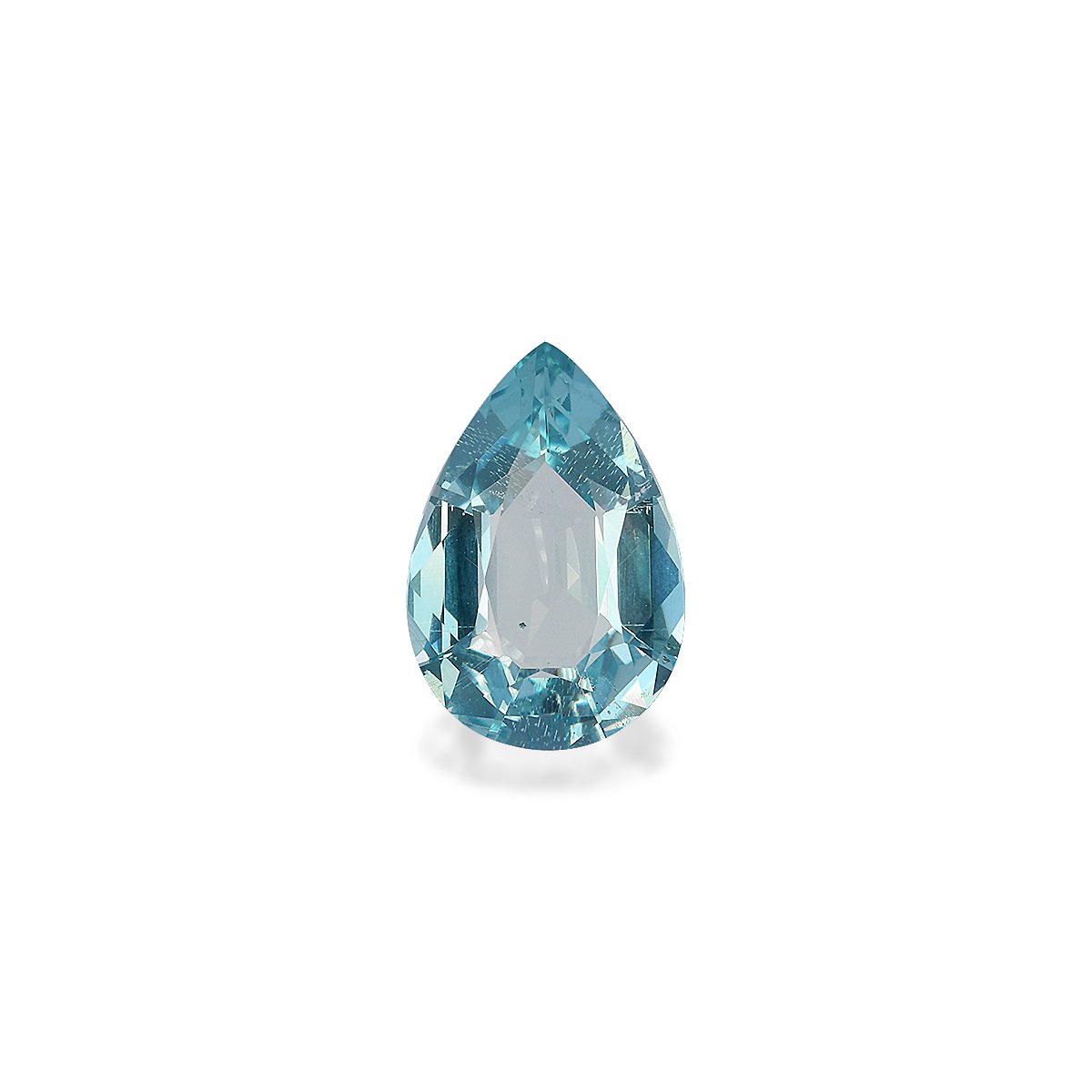 Santa Maria blue aquamarine, 3.04ct pear cut — main view
