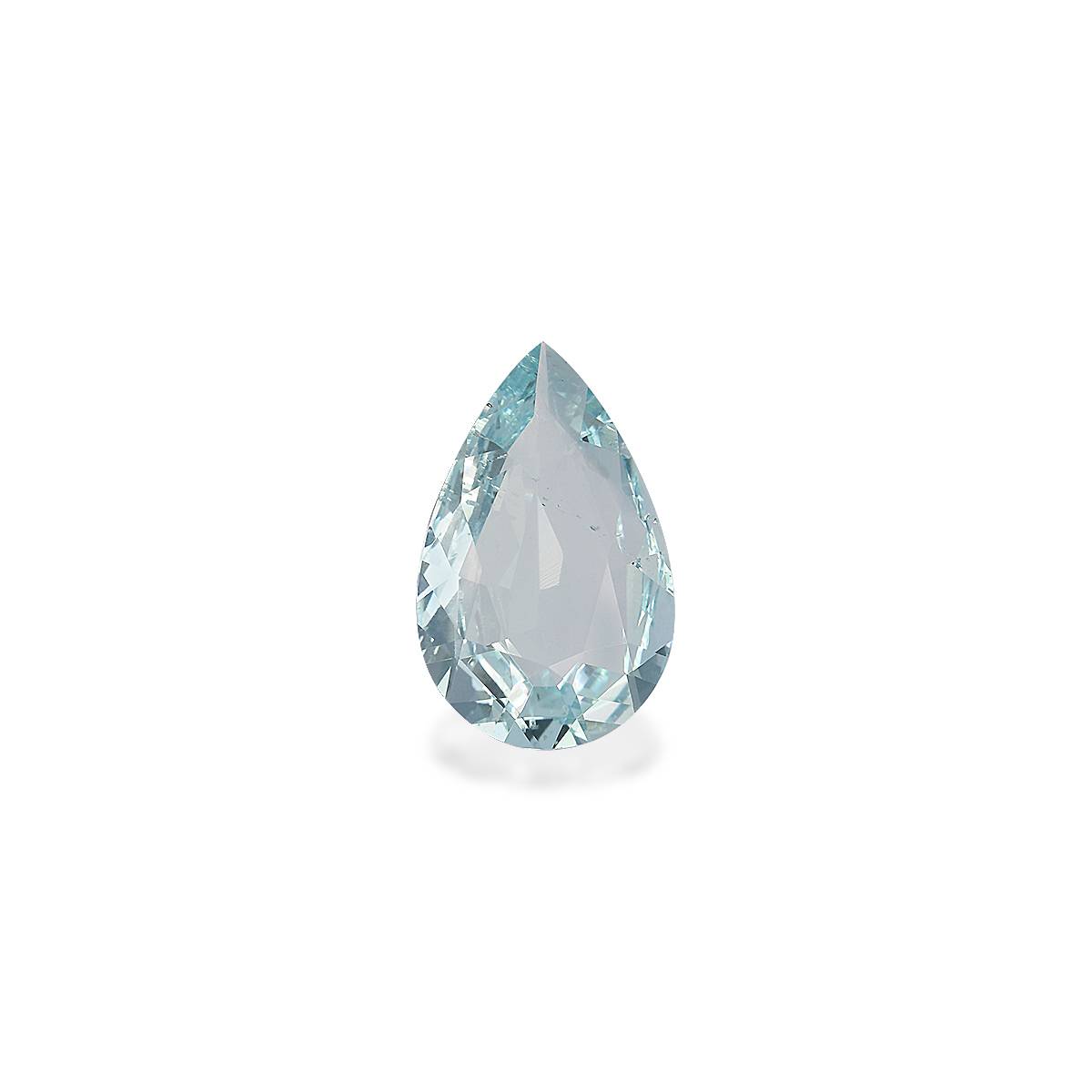 sky blue aquamarine, 3.14ct pear cut — main view