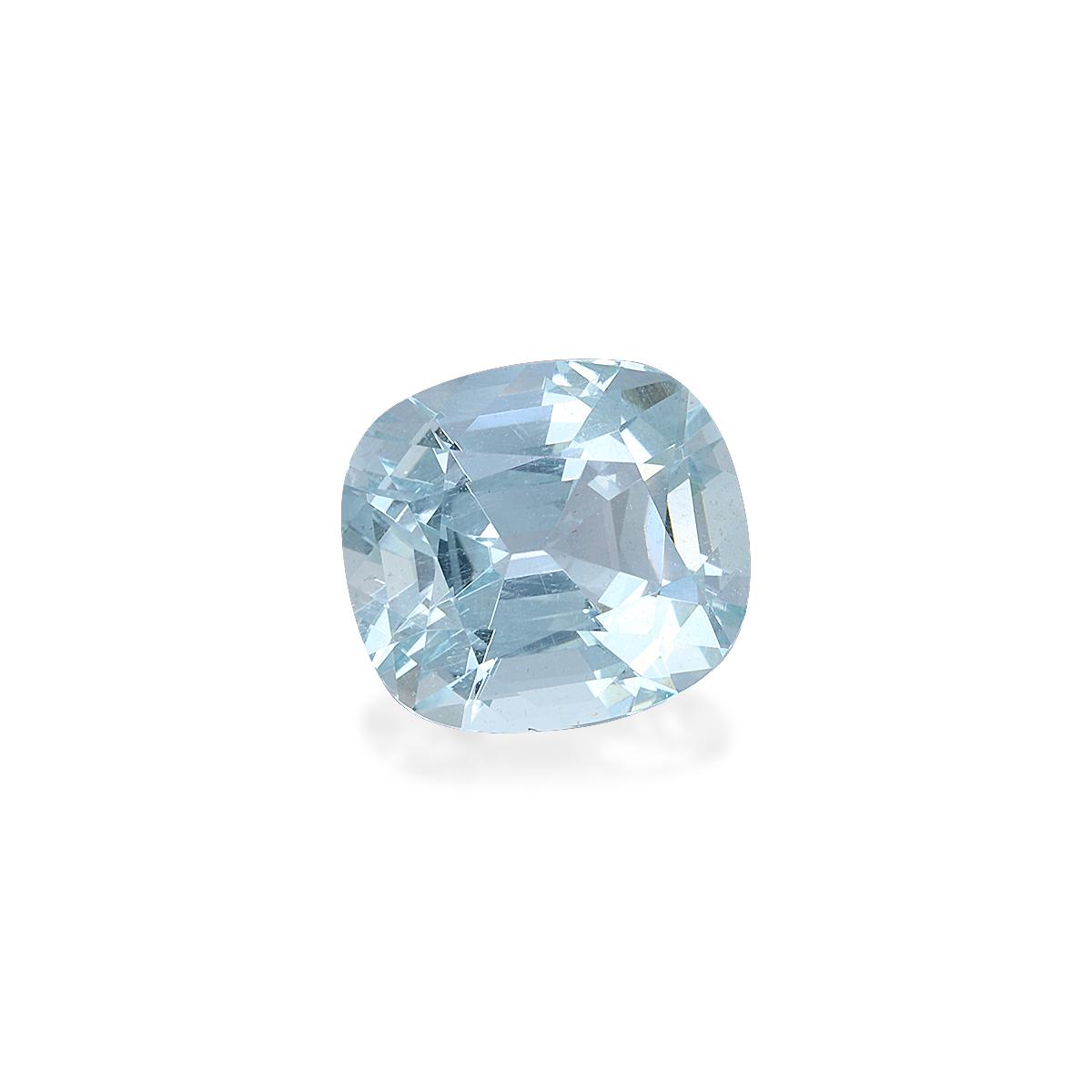 baby blue aquamarine, 4.61ct cushion cut — view 3