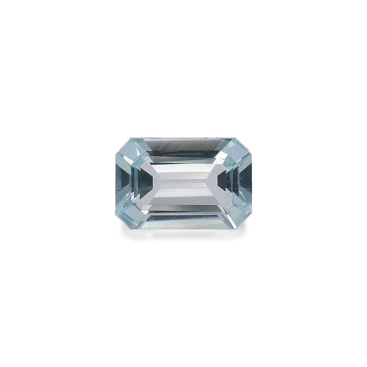 sky blue aquamarine, 3.47ct rectangular cut — main view