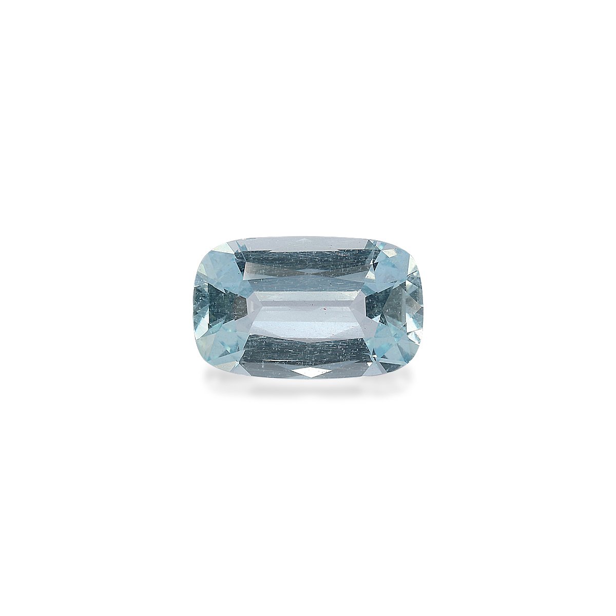 baby blue aquamarine, 3.86ct cushion cut — main view