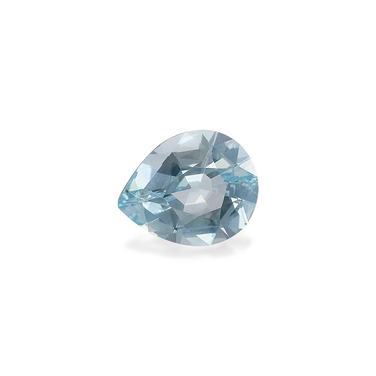baby blue aquamarine, 2.31ct pear cut — view 3