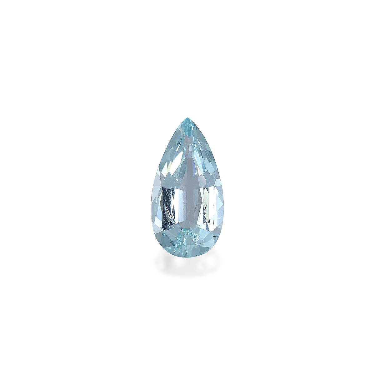 sky blue aquamarine, 3.29ct pear cut — main view