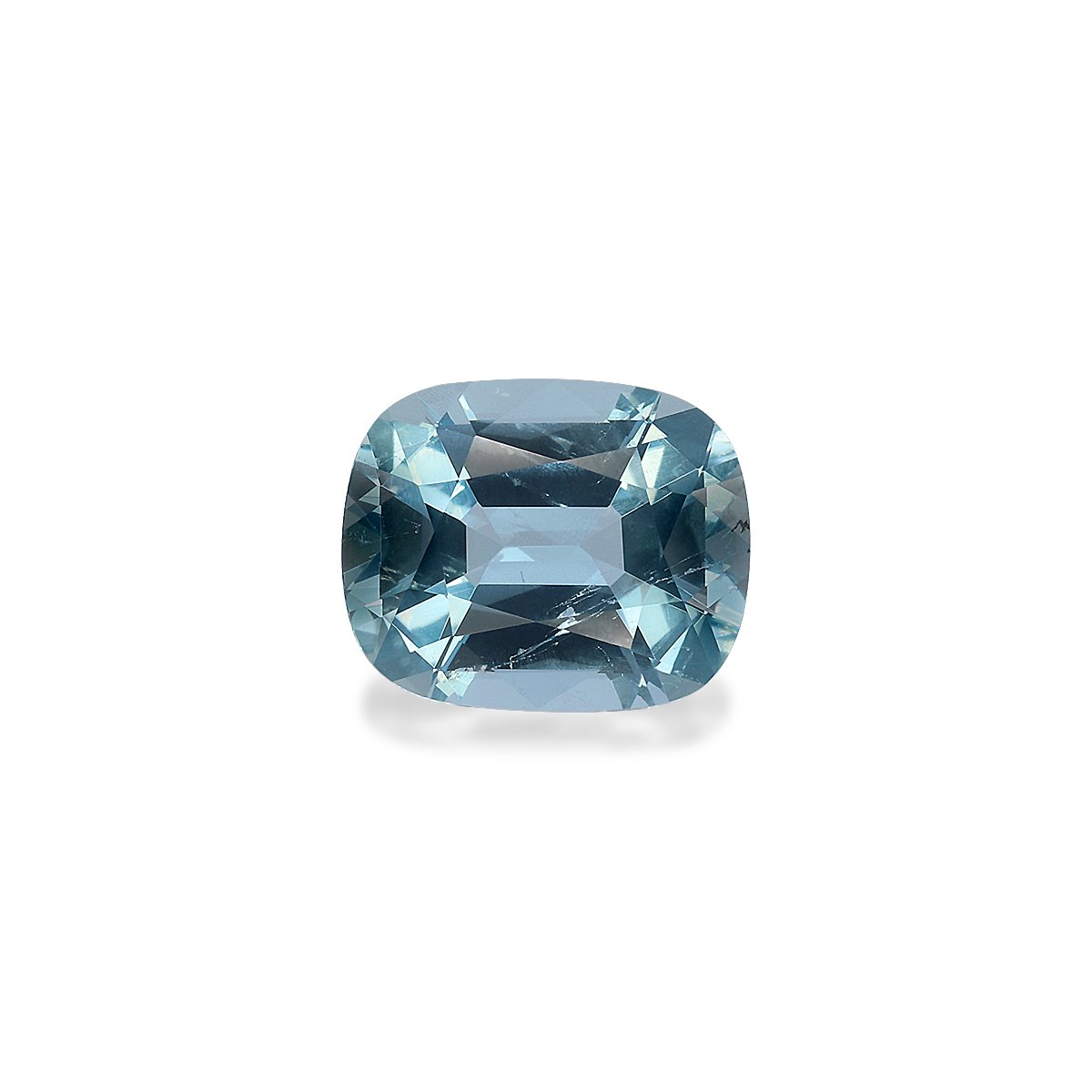 baby blue aquamarine, 2.67ct cushion cut — main view