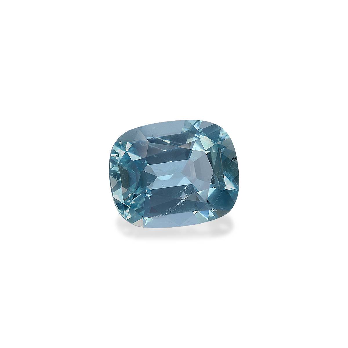 baby blue aquamarine, 2.67ct cushion cut — view 3
