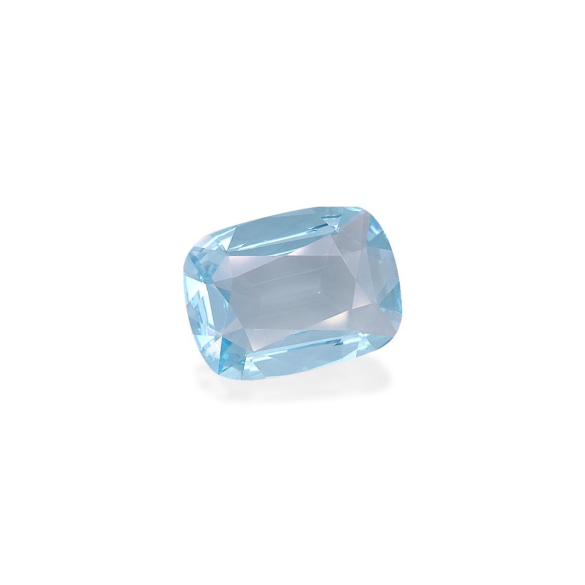 baby blue aquamarine, 8.61ct cushion cut — view 3