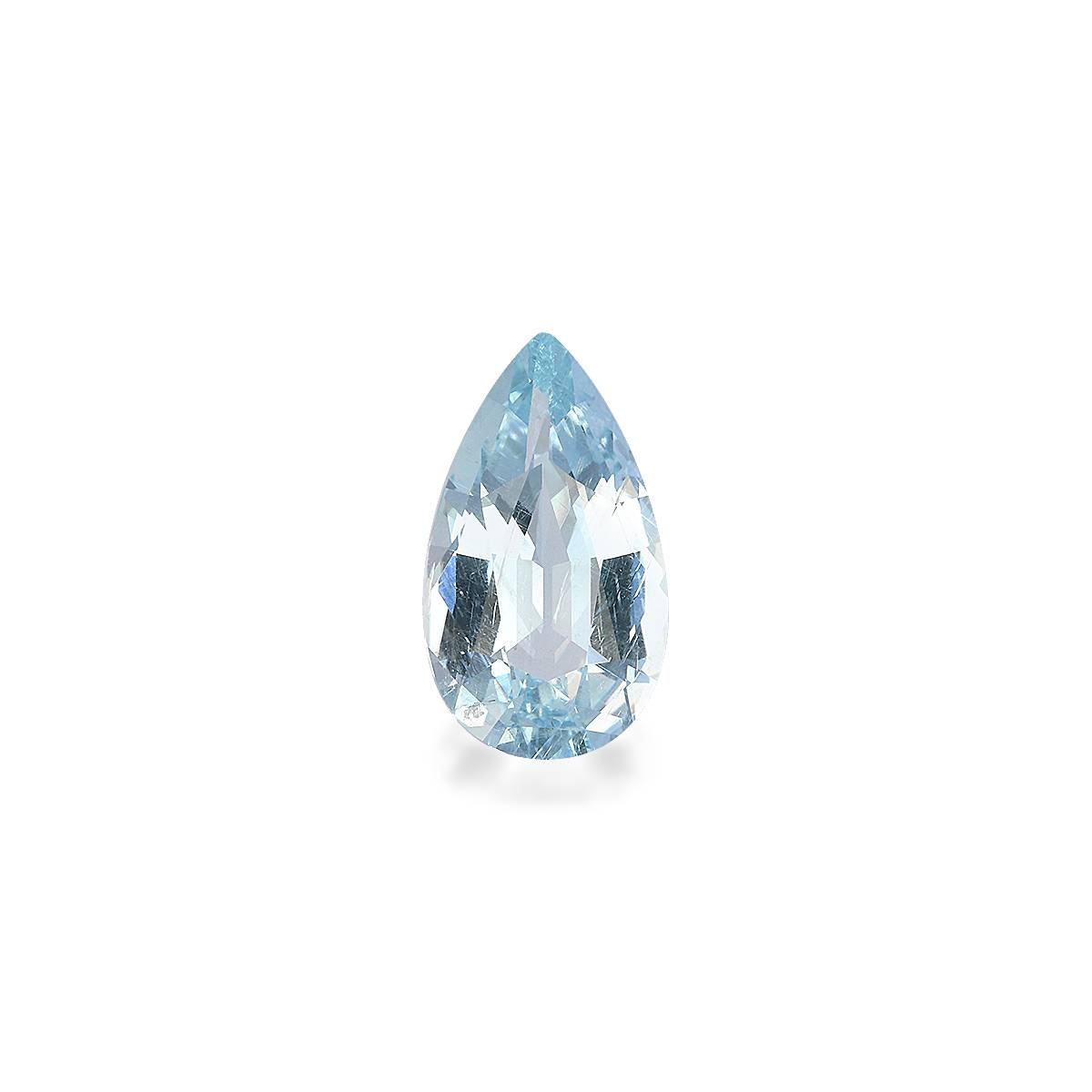 baby blue aquamarine, 7.71ct pear cut — main view
