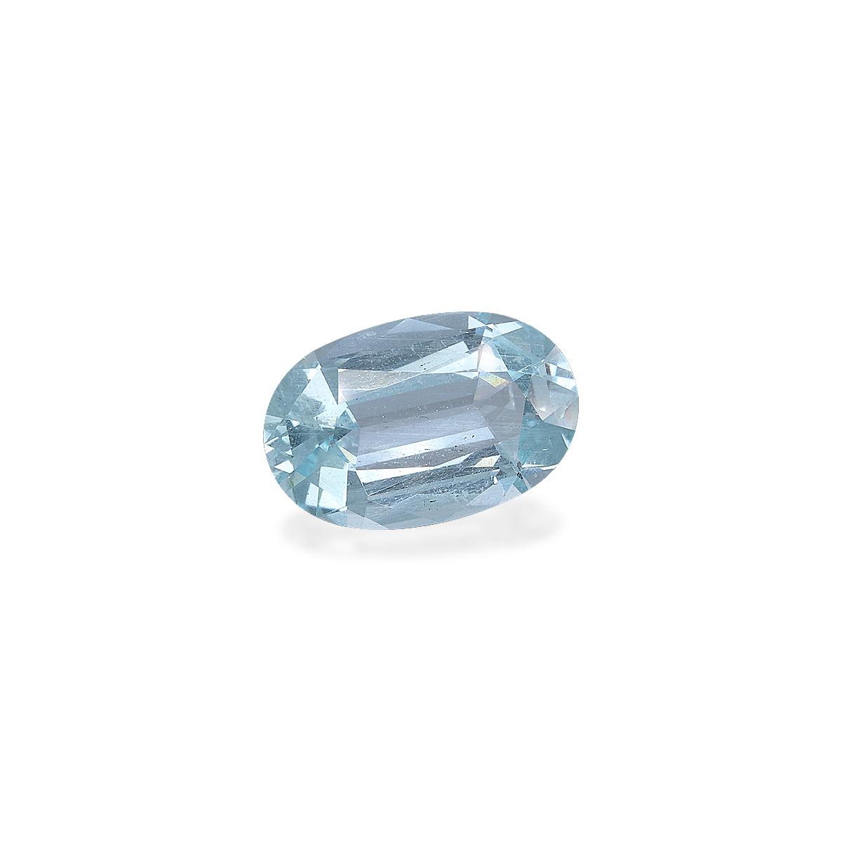 baby blue aquamarine, 9.8ct oval cut — view 3