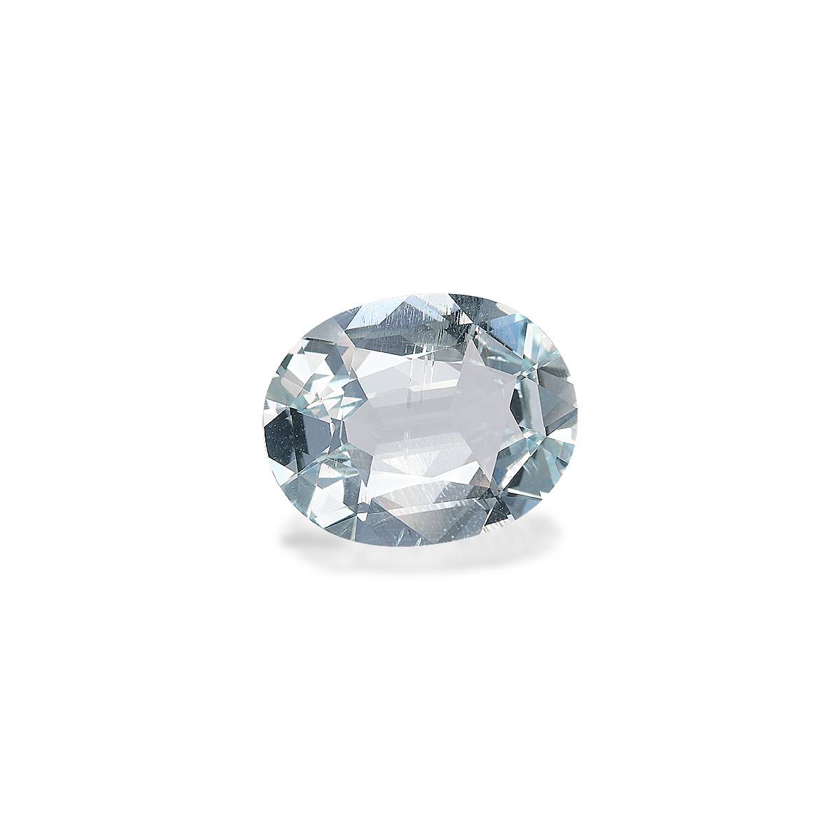 sky blue aquamarine, 13.55ct oval cut — view 3