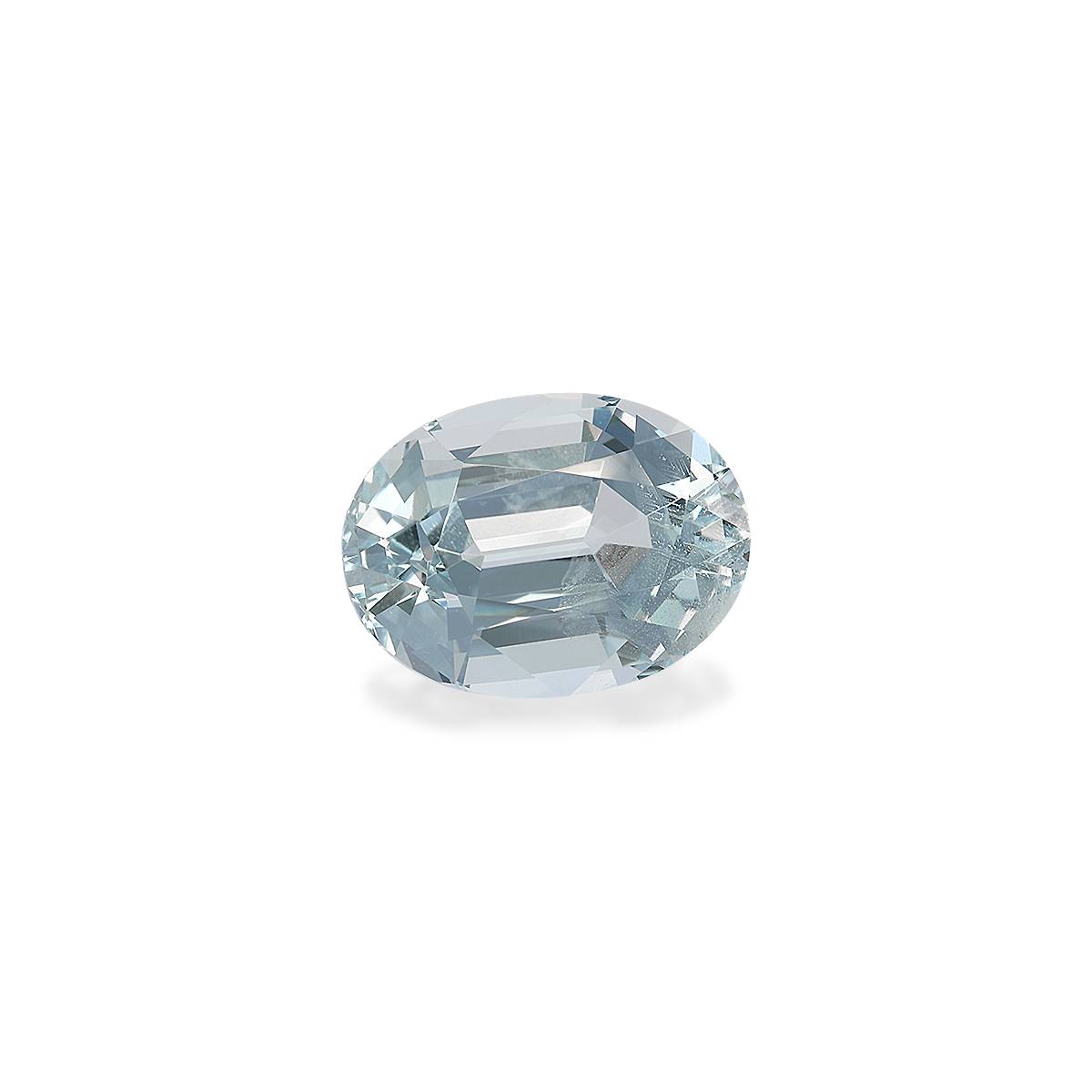 sky blue aquamarine, 13.14ct oval cut — view 3