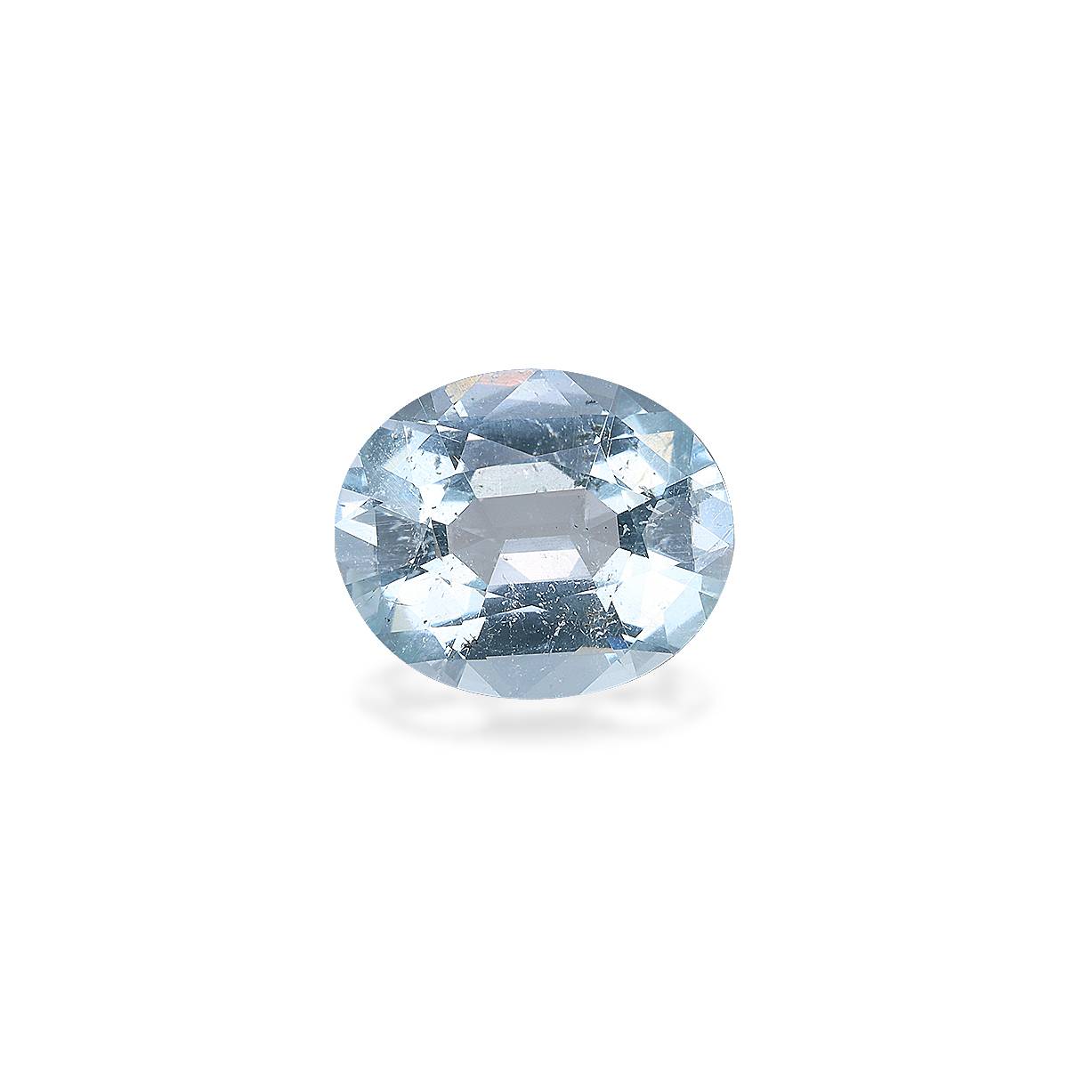 baby blue aquamarine, 3.24ct oval cut — main view