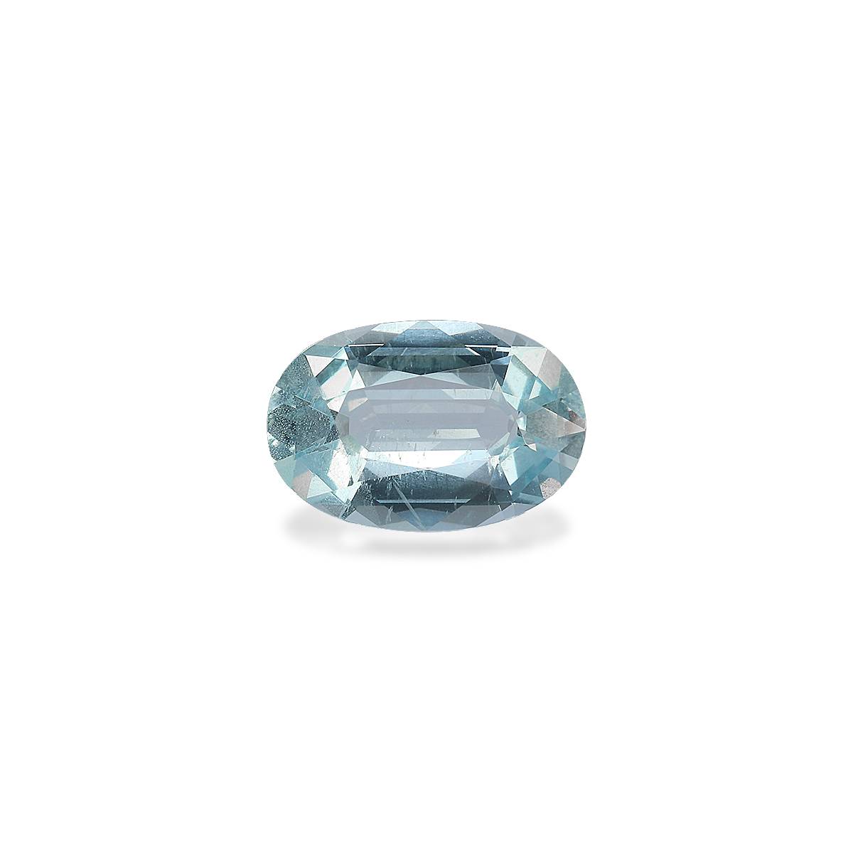 sky blue aquamarine, 2.94ct oval cut — main view