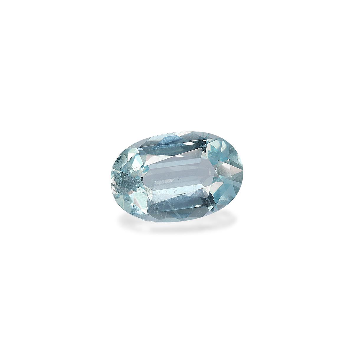 sky blue aquamarine, 2.94ct oval cut — view 3