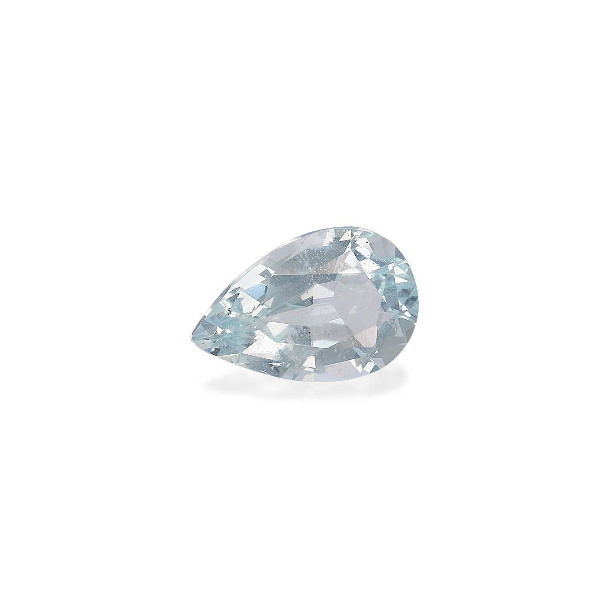 sky blue aquamarine, 2ct pear cut — view 3