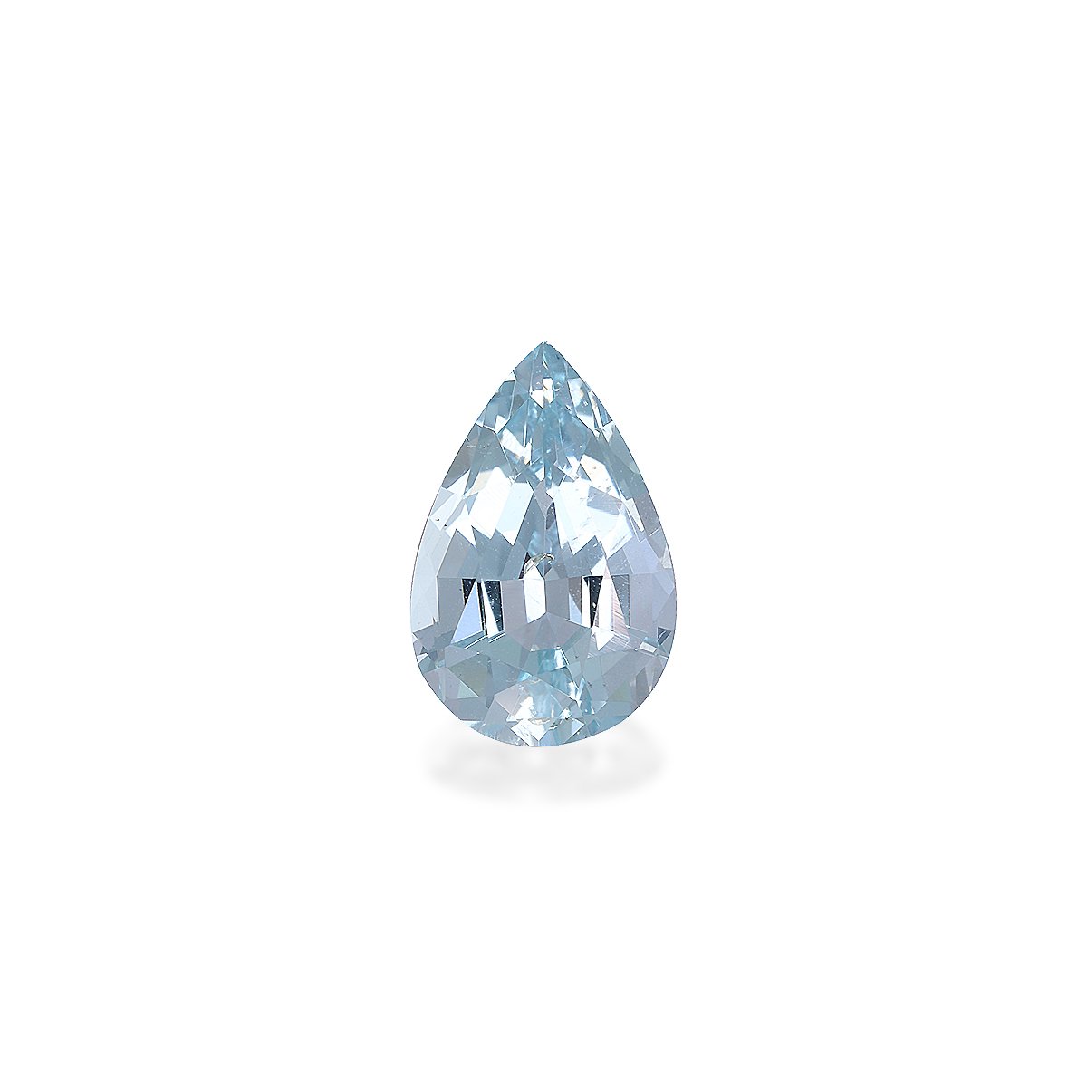 sky blue aquamarine, 2.67ct pear cut — main view
