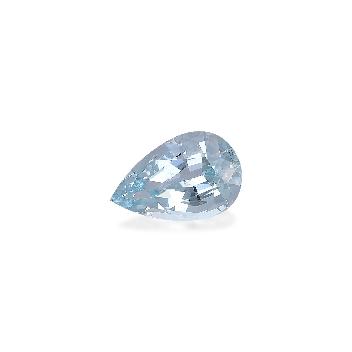 sky blue aquamarine, 2.67ct pear cut — view 3