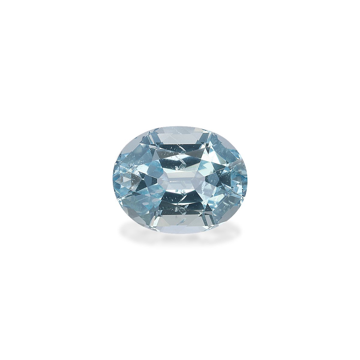 baby blue aquamarine, 2.96ct oval cut — main view