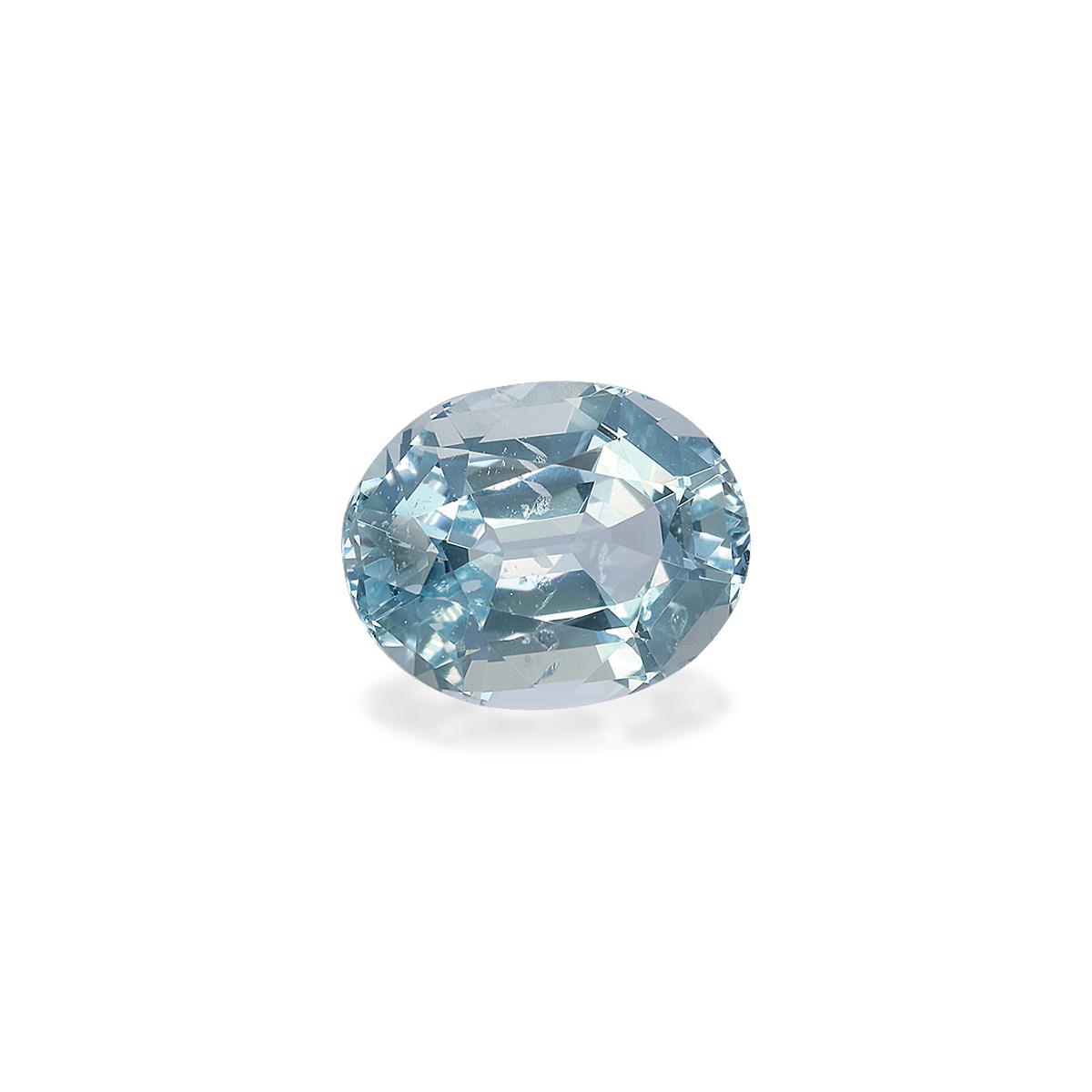 baby blue aquamarine, 2.96ct oval cut — view 3