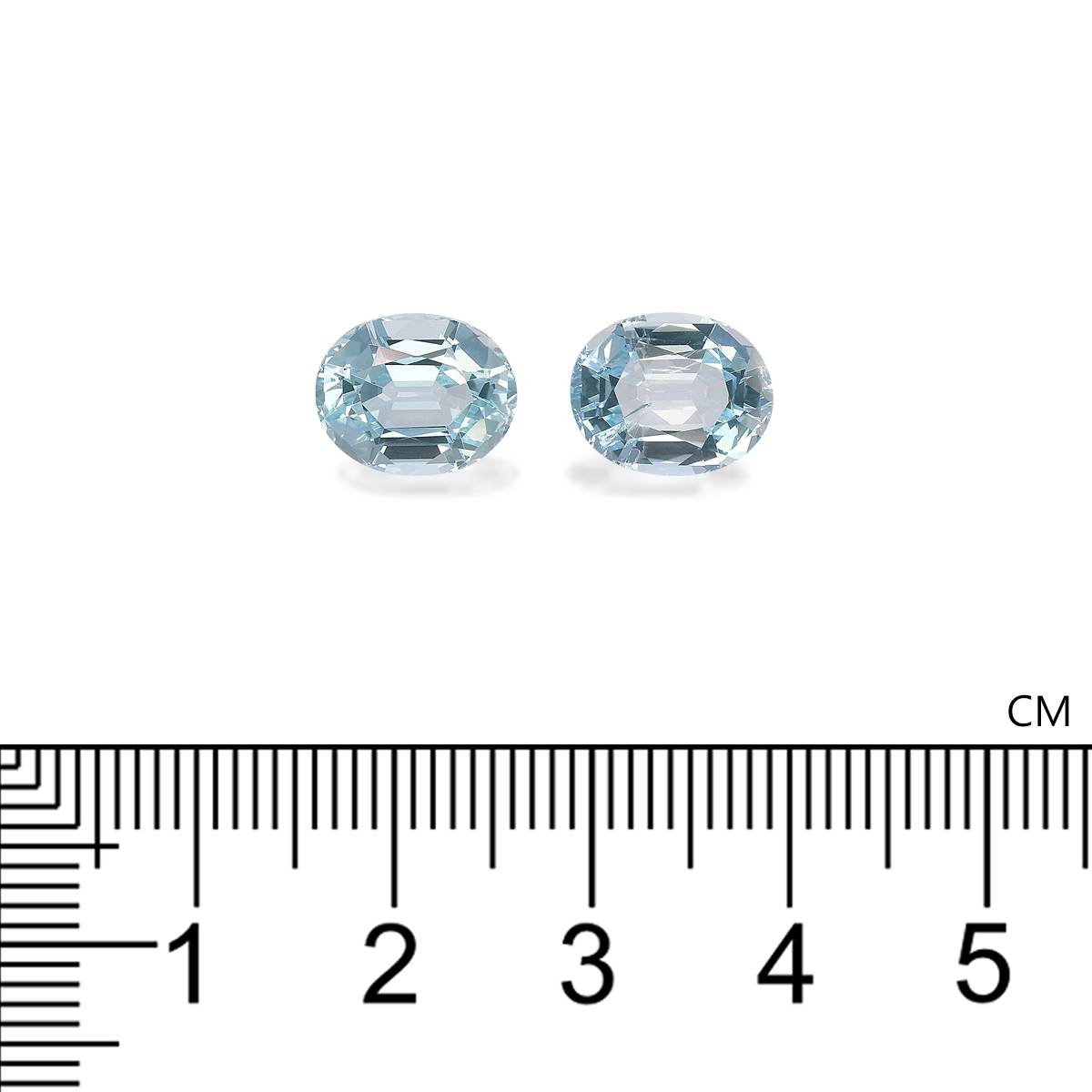 baby blue aquamarine, 5.71ct oval cut — view 4