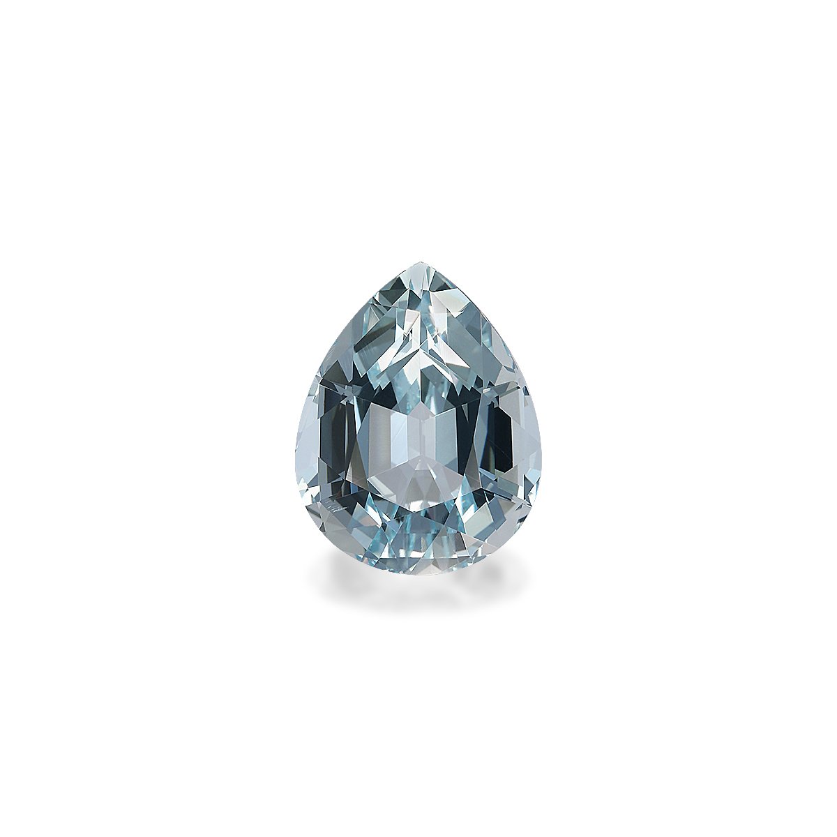sky blue aquamarine, 16.3ct pear cut — main view
