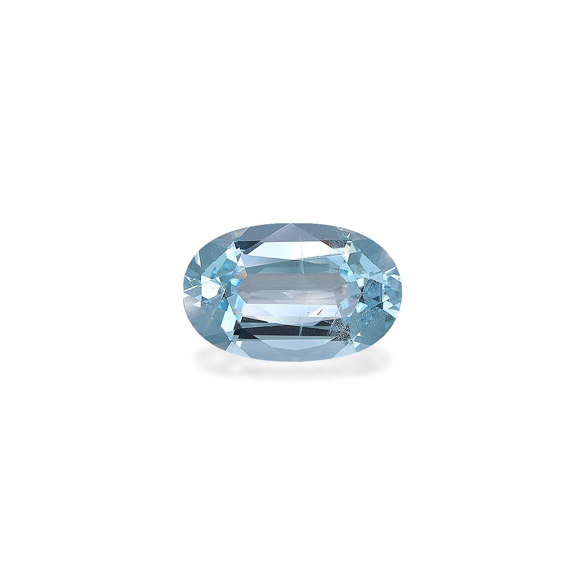 baby blue aquamarine, 12.22ct oval cut — main view