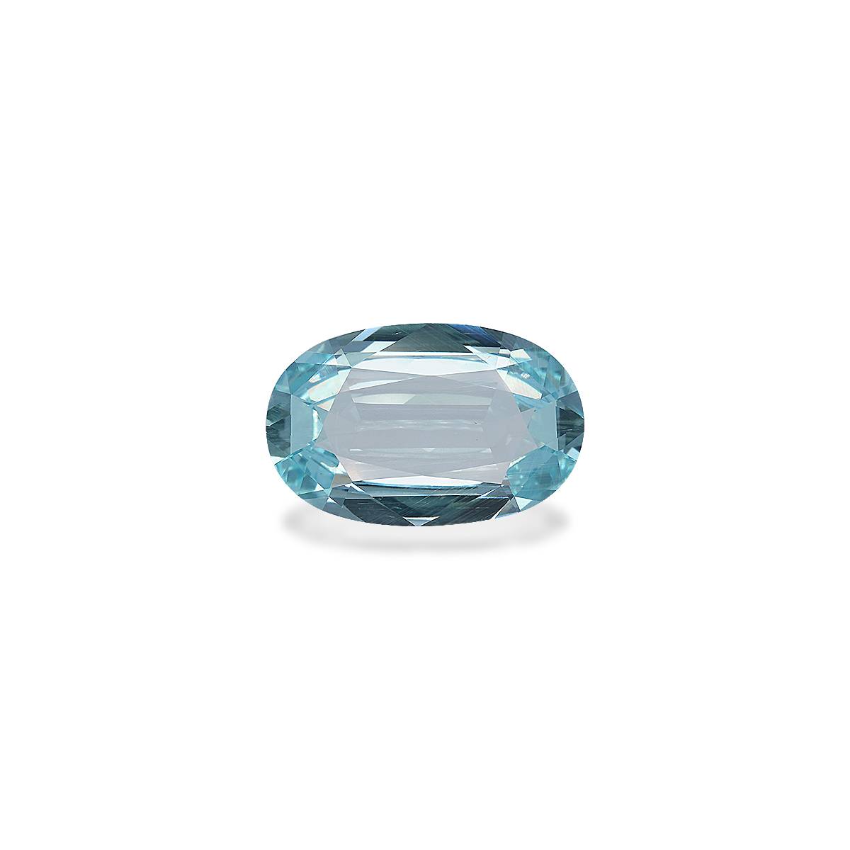baby blue aquamarine, 9.92ct oval cut — main view