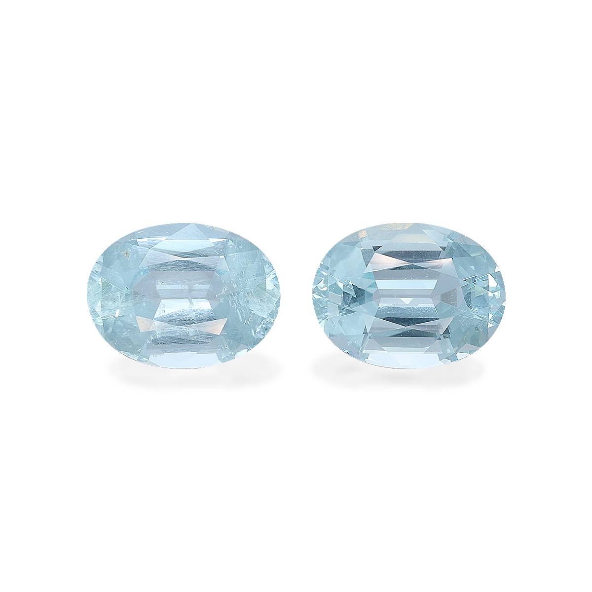 Baby Blue Aquamarine 17.8ct Pair