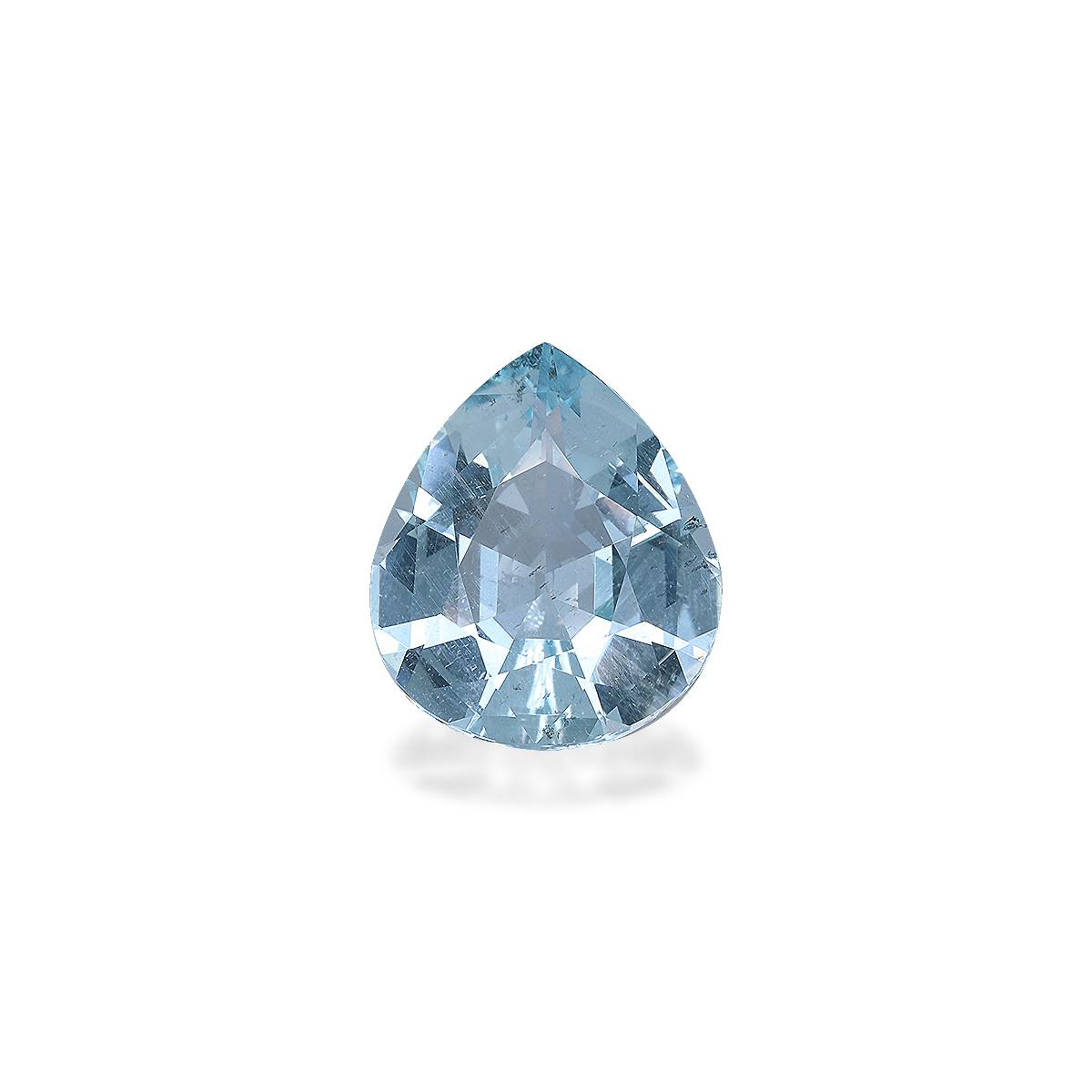 baby blue aquamarine, 8.34ct pear cut — main view