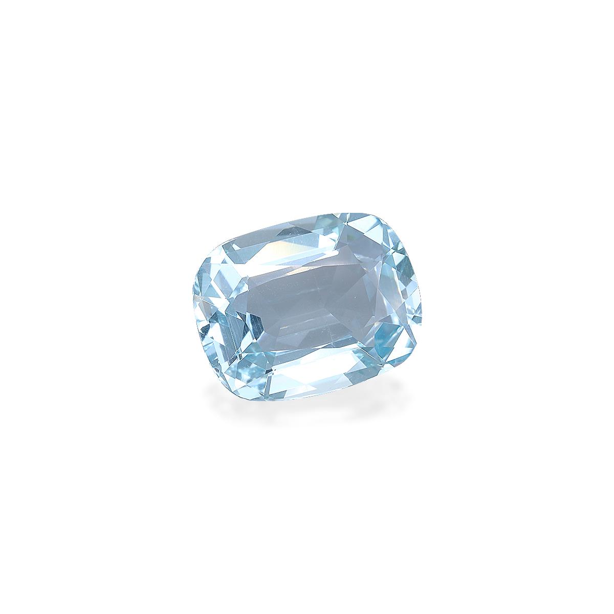 baby blue aquamarine, 9.23ct cushion cut — view 3