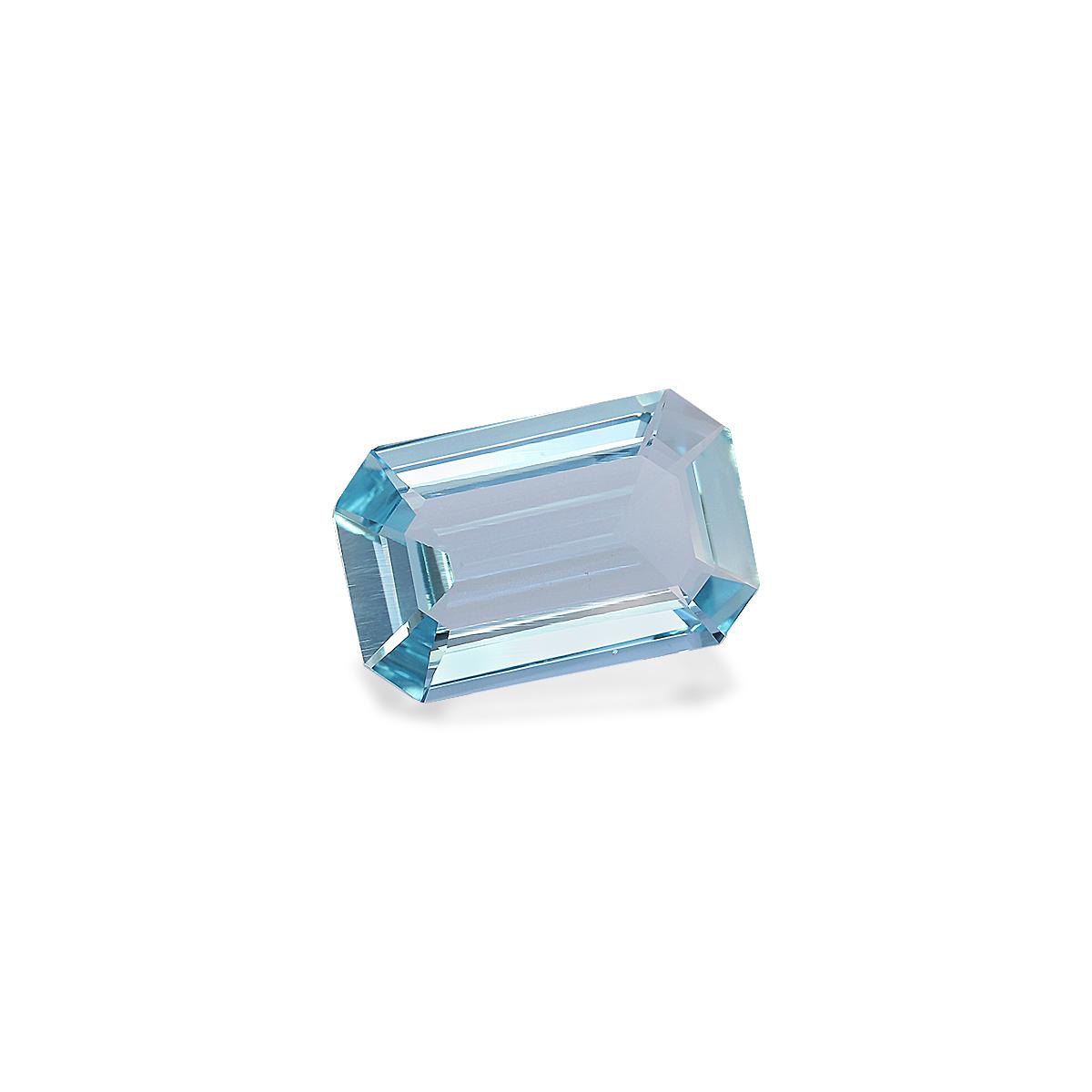 arctic blue aquamarine, 5ct rectangular cut — view 3