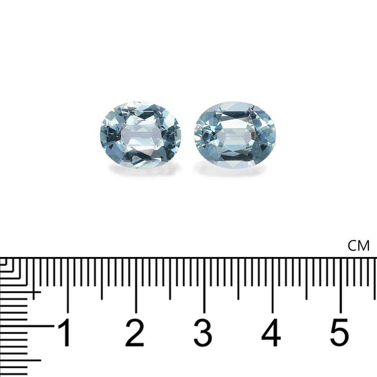 baby blue aquamarine, 8.03ct oval cut — view 4
