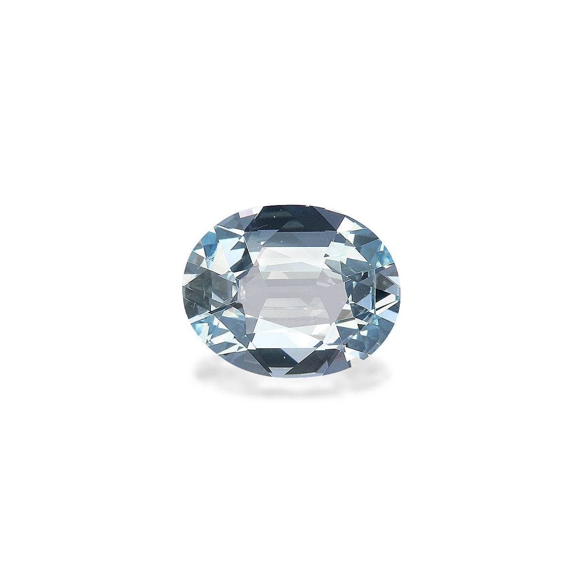baby blue aquamarine, 2.26ct oval cut — main view