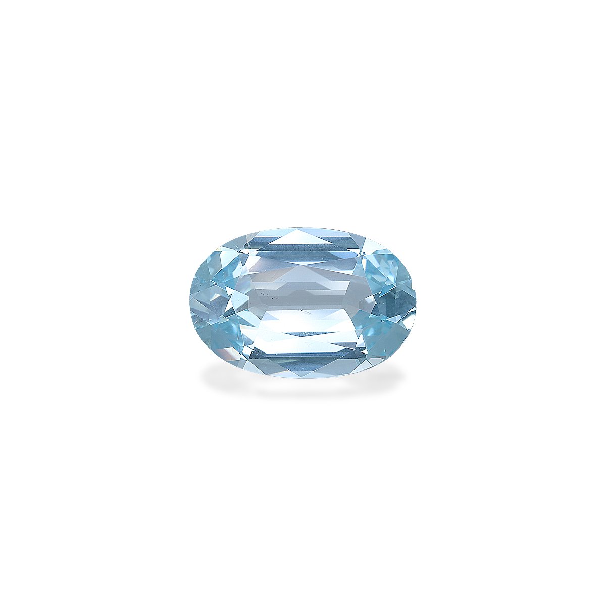 baby blue aquamarine, 3.13ct oval cut — main view