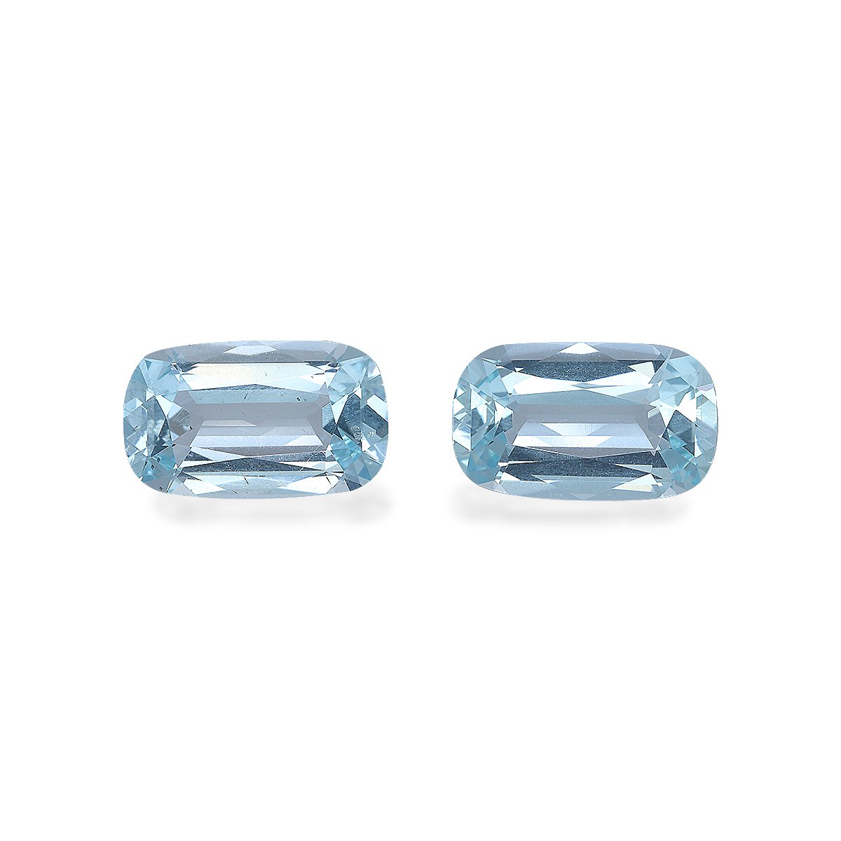 baby blue aquamarine, 5.88ct cushion cut — main view