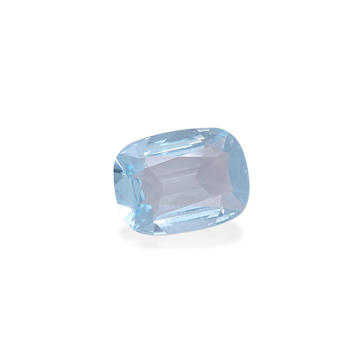 baby blue aquamarine, 2.41ct cushion cut — view 3