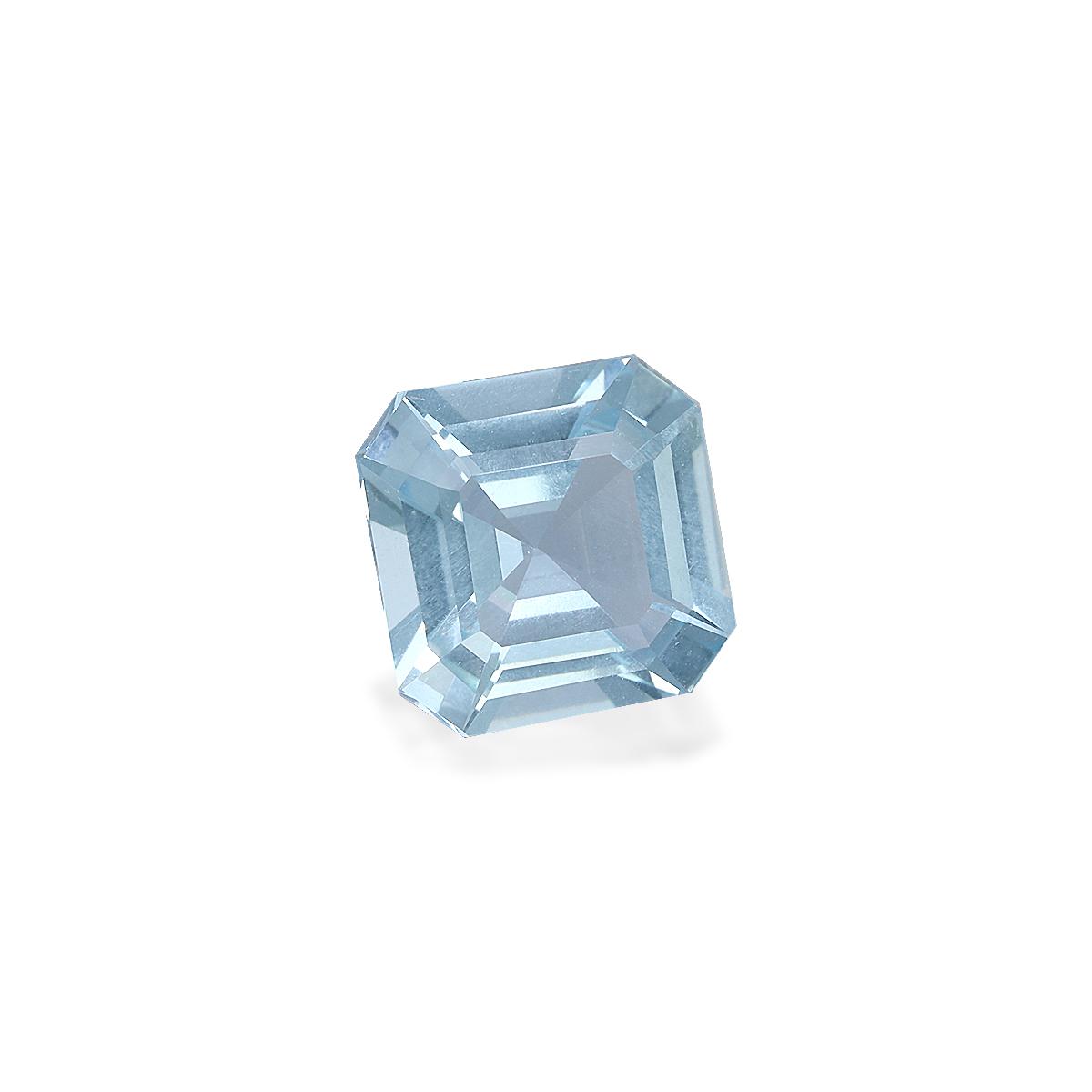 baby blue aquamarine, 2.46ct square cut — view 3