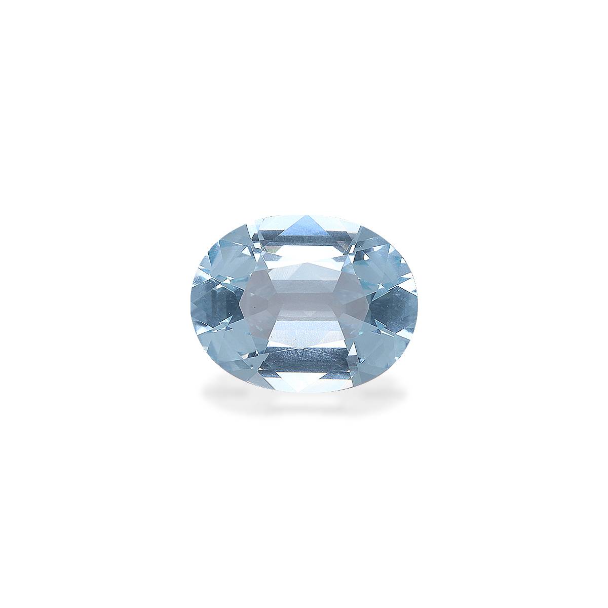 sky blue aquamarine, 2.65ct oval cut — main view